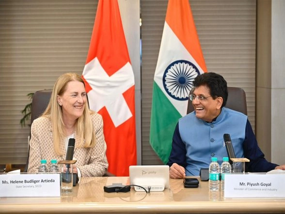 Business News | India, Switzerland Discuss Pharma & Biotech Collaboration as Piyush Goyal Meets Swiss State Secretary for Economic Affairs