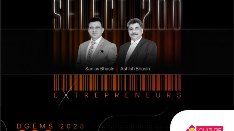 Business News | Culture Holidays Recognised in Forbes India DGEMS 2025 Select 200