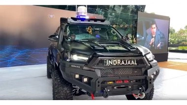 India News | Indrajaal Defence Unveils Anti-drone Patrol Vehicle to Fortify Borders