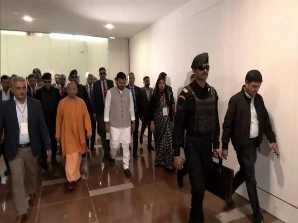 India News | UP CM Yogi, Civil Aviation Minister Ram Mohan Naidu Conduct On-site Inspection of Jewar Airport