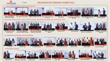 Business News | Maharashtra Visionary Summit 2025: Celebrating Leadership, Innovation & the State's Vision for Nation-Building