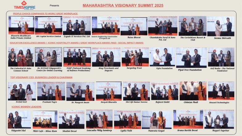 Business News | Maharashtra Visionary Summit 2025: Celebrating Leadership, Innovation & the State's Vision for Nation-Building