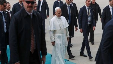 World News | Pope Leo XIV Arrives in Turkey on First Foreign Trip of His Papacy