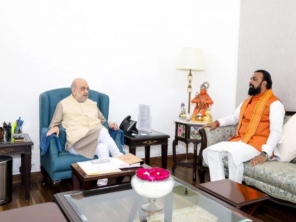 India News | Bihar Deputy CM Samrat Choudhary Meets Amit Shah in Delhi