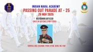 India News | Indian Naval Academy to Host Passing out Parade for Autumn Term 2025 on Nov 29