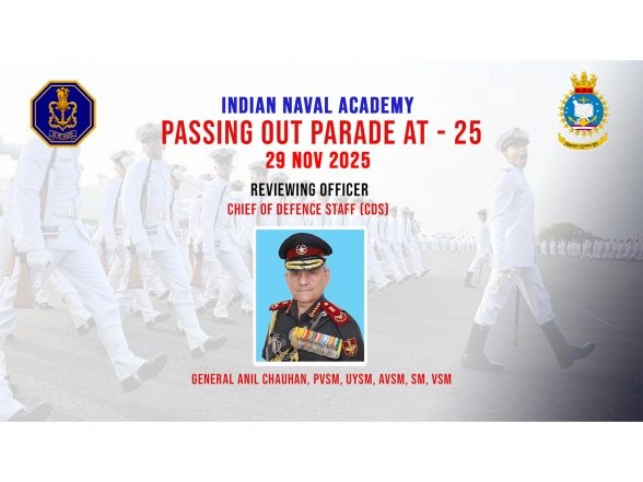 India News | Indian Naval Academy to Host Passing out Parade for Autumn Term 2025 on Nov 29