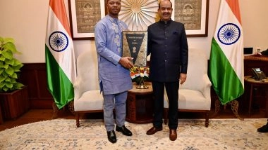 World News | Om Birla Meets President of Transitional Assembly of Burkina Faso, Discusses Development-oriented Partnership