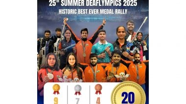 Sports News | PM Modi Lauds Performance of Athletes at Deaflympics in Tokyo