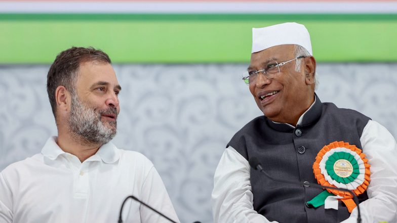 India News | Parliament Winter Session: Congress to Hold Parliamentary Strategy Group Meeting on Nov 30