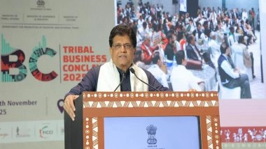 India News | Piyush Goyal Announces Strong Push for Exports at Tribal Business Conclave 2025