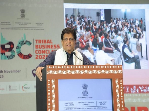 India News | Piyush Goyal Announces Strong Push for Exports at Tribal Business Conclave 2025