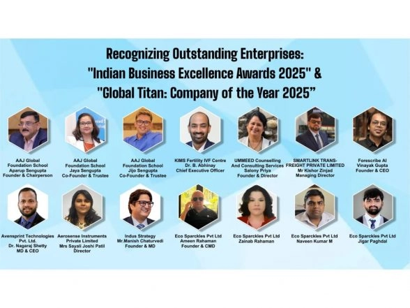 Business News | Recognizing Outstanding Enterprises: 'Indian Business Excellence Awards 2025' & 'Global Titan: Company of the Year 2025'