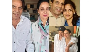 Entertainment News | Hema Malini Shares Unseen Throwback Photos with Dharmendra, Daughters Esha Deol, Ahana Deol