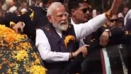 India News | PM Modi Holds Roadshow in Udupi After Addressing Laksha Kantha Gita Parayana Programme at Sri Krishna Matha