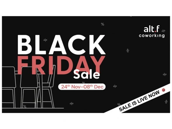 Business News | Alt.f Coworking Launches Exclusive Black Friday 2025 Sale Across Noida, Gurgaon, and Virtual Offices