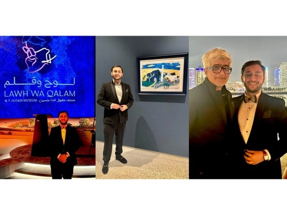 Business News | Vivek Abrol and Abeer Abrol, Were Honoured Guests at the Historic Opening of Lawh Wa Qalam: M. F. Husain Museum in Doha