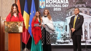 World News | Romanian Embassy in India Hosts National Day Celebrations