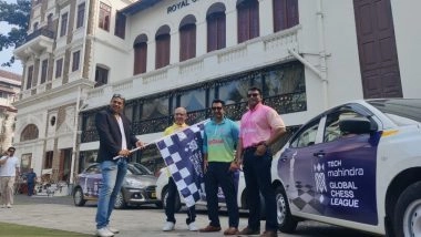 Sports News | GCL Turns Mumbai into Chessboard, Flags off 1,000-plus Chess-themed Taxis, Autos as Tickets Go Live