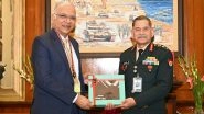 World News | Indian Envoy to Sri Lanka Meets Army Chief, Discusses Regional Security