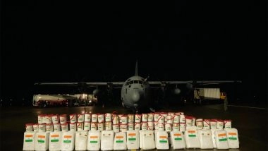 World News | Operation Sagar Bandhu: India Dispatches 12 Tonnes of Humanitarian Aid to Colombo