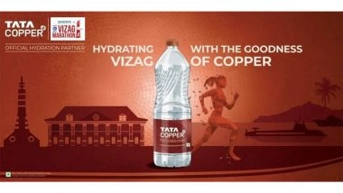 Business News | Tata Copper+ Powers Vizag Marathon 2025 as Official Hydration Partner