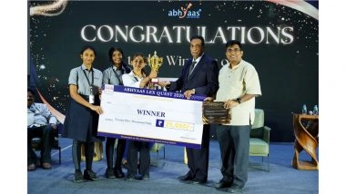 Business News | Abhyaas Lex Quest 2025 Concludes with Resounding Success; Sets New Benchmark in School-Level Legal Education