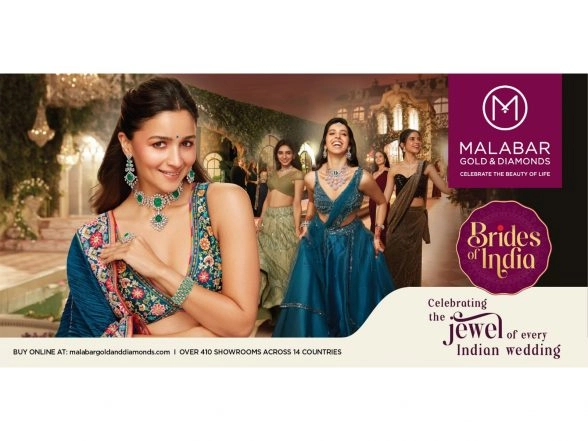 Business News | Malabar Gold & Diamonds Unveils Grand 15th Edition of 'Brides of India' Campaign, Celebrating India's Diverse Bridal Heritage