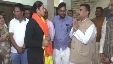 Sports News | Suvendu Adhikari Meets World Cup Winner Richa Ghosh; Hails India's Triumph