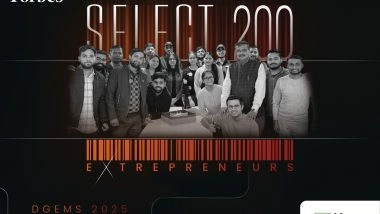Business News | Kisaan Se Kitchen Tak (KSKT) Selected for Forbes DGEMS Select 200, 2025