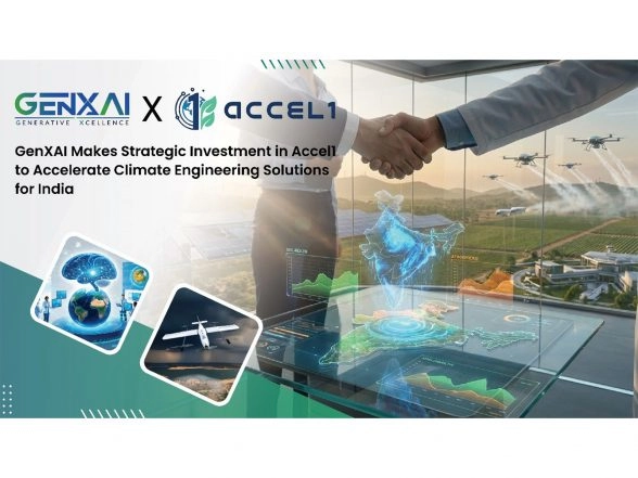 Business News | GenXAI Makes Strategic Investment in Accel1 to Accelerate Climate Engineering Solutions for India