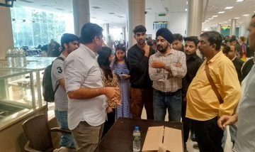 World News | Cyclone Ditwah: Indian Mission Assists Stranded Passengers at Colombo Airport Amid Flight Disruptions