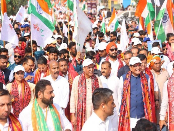 India News | Thousands Join Day 4 of National Unity March