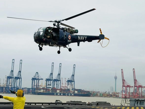 World News | Operation Sagar Bandhu: Chetak Helicopters from INS Vikrant Used in Rescue Ops in Sri Lanka, Says EAM Jaishankar