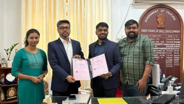 India News | Tripura Signs Major Skill Development MoUs with IIT Delhi; 1,000 Youths to Be Trained in High-demand Job Roles
