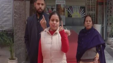 India News | Delhi: Electors Cast Votes as Polling for Bypolls in 12 MCD Wards Begins