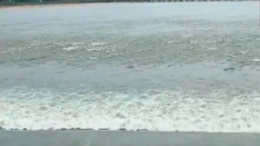 India News | Andhra: Cyclone Ditwah Triggers Heavy Rains in Nellore; Penna River Swells with Inflow