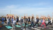 World News | INS Sahyadri Crew Conducts Joint Yoga Session with Philippine Navy