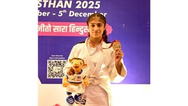 Sports News | KIUG 2025: Father Broke His FD for a Dream, Judoka Jaanvi Repays It with Gold in Udaipur