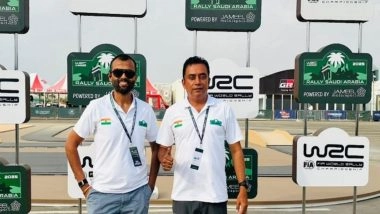 Sports News | Naveen Puligilla-Musa Sherif, First Indian Pair to Get Historic Podium at WRC3