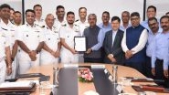 India News | Goa Shipyard Limited  Hands over ICGS Amulya to Indian Coast Guard