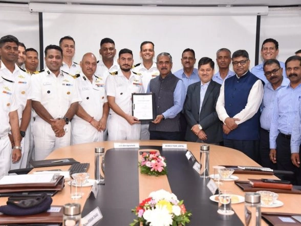India News | Goa Shipyard Limited  Hands over ICGS Amulya, Third of Eight Fast Patrol Vessels, to Indian Coast Guard