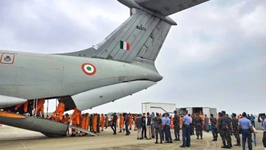 World News | Op Sagar Bandhu: IAF Airlifts NDRF Teams from Pune to Rescue Sri Lankan Citizens Amid Cyclone Ditwah's Devastation