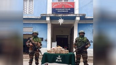 Drug Smuggling Bid Foiled: Assam Rifles Seizes Methamphetamine Tablets Worth INR 13.33 Crore Along Indo-Myanmar Border