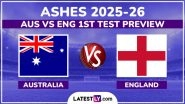 When is AUS vs ENG 1st Ashes 2025-26 Test Match? What is The H2H Record? Who Are The Key Players? Read Australia vs England Match Preview