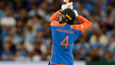 Abhishek Sharma Surpasses Suryakumar Yadav to Reach 1000 T20I Runs, Achieves Feat During IND vs AUS 5th T20I 2025