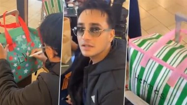 Abhishek Sharma Has Fun Banter With Arshdeep Singh and Shubman Gill Over 'LV' and 'Hermes' Handbags During IND vs AUS 2025 T20I Series (Watch Videos)