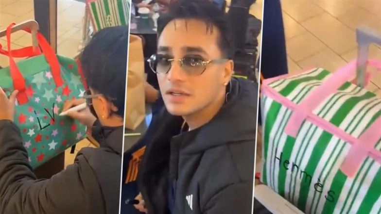 Abhishek Sharma Has Fun Banter With Arshdeep Singh and Shubman Gill Over 'LV' and 'Hermes' Handbags During IND vs AUS 2025 T20I Series (Watch Videos)