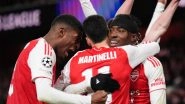 Arsenal 3-1 Bayern Munich, UEFA Champions League 2025-26: Jurrien Timber, Noni Madueke, Gabriel Martinelli Score as Gunners Hand Bavarians First Defeat (Watch Goal Video Highlights)