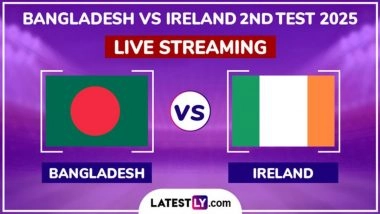 Bangladesh vs Ireland Free Live Streaming Online, 2nd Test 2025: How To Watch BAN vs IRE Cricket Match Live Telecast on TV?