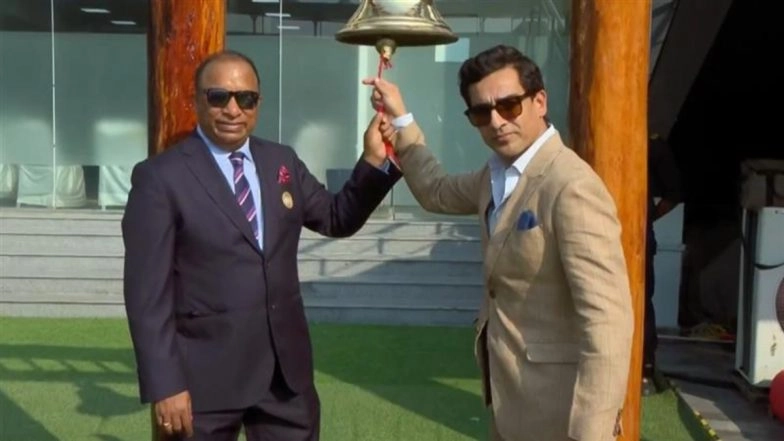 BCCI President Mithun Manhas, Secretary Devajit Saikia Ring Bell to Kickstart Historic IND vs SA 2nd Test 2025 in Guwahati (Watch Video)